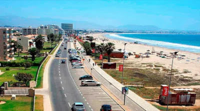 Photo: ajiverdehostel.cl A view of Avenida del Mar, La Serena, Chile.