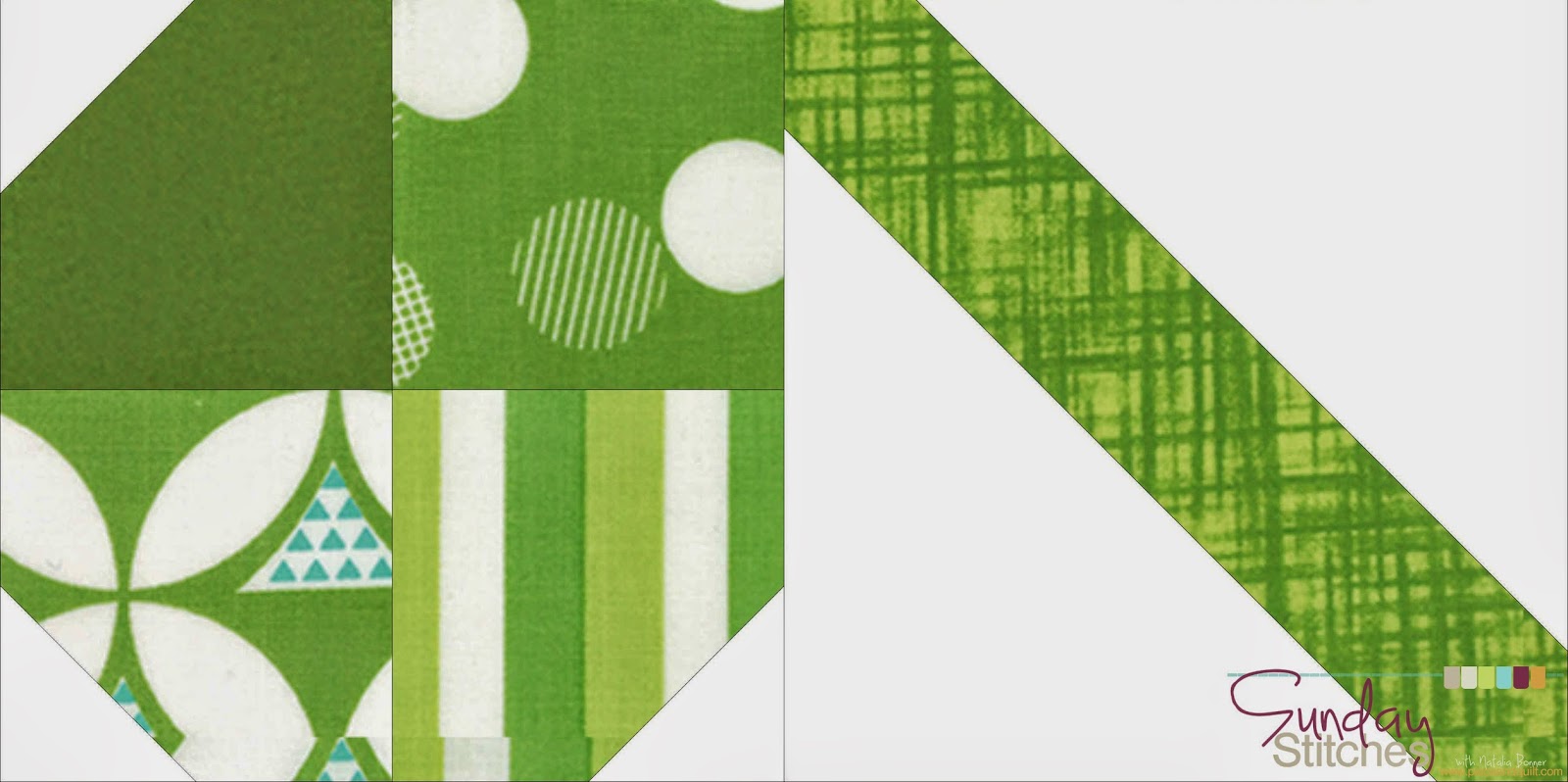 Piece N Quilt How to Clover Quilt Block Tutorial Sunday Stitches