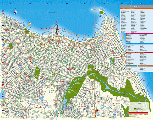 Fortaleza map