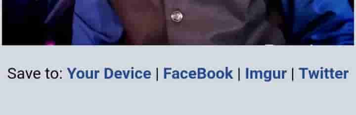 Save photo in jio phone