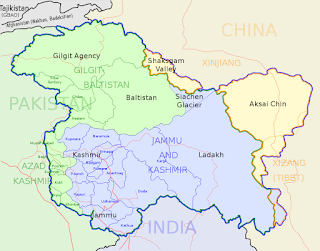 By w:user:Planemad - Own workInternational Borders: University of Texas map library - India Political map 2001Disputed Borders: University of Texas map library - China-India Borders - Eastern Sector 1988 & Western Sector 1988 - Kashmir Region 2004 - Kashmir Maps.State and District boundaries: Census of India - 2001 Census State Maps - Survey of India Maps.Other sources: US Army Map Service, Survey of India Map Explorer, Columbia UniversityMap specific sources: [1],., CC BY-SA 3.0