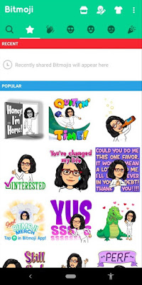 صورة من تطبيق Bitmoji