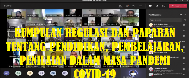 Kumpulan dokumen tentang Kumpulan Regulasi dan Paparan Tentang Pendidikan KUMPULAN REGULASI DAN PAPARAN TENTANG PENDIDIKAN, PEMBELAJARAN, PENILAIAN DALAM MASA PANDEMI COVID-19