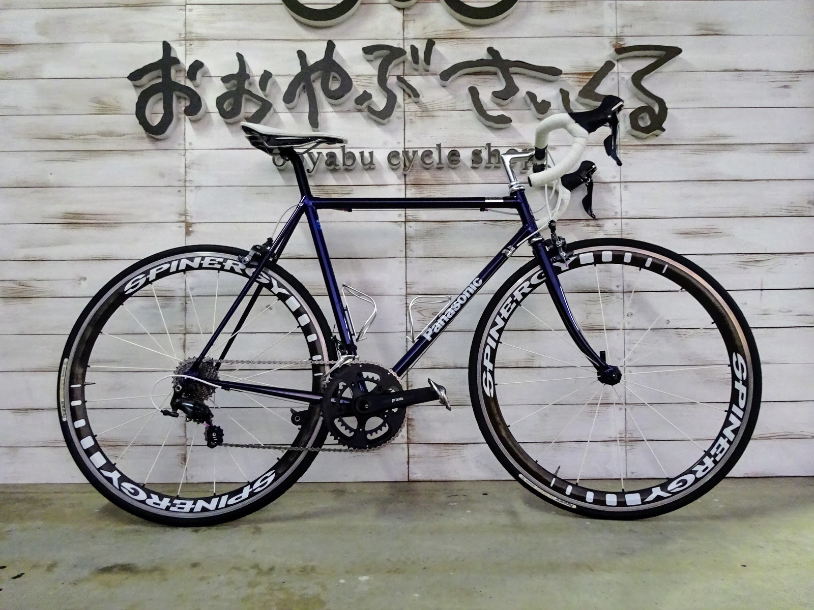 非売品 パナソニック クロモリロードフレーム 自転車本体 - education