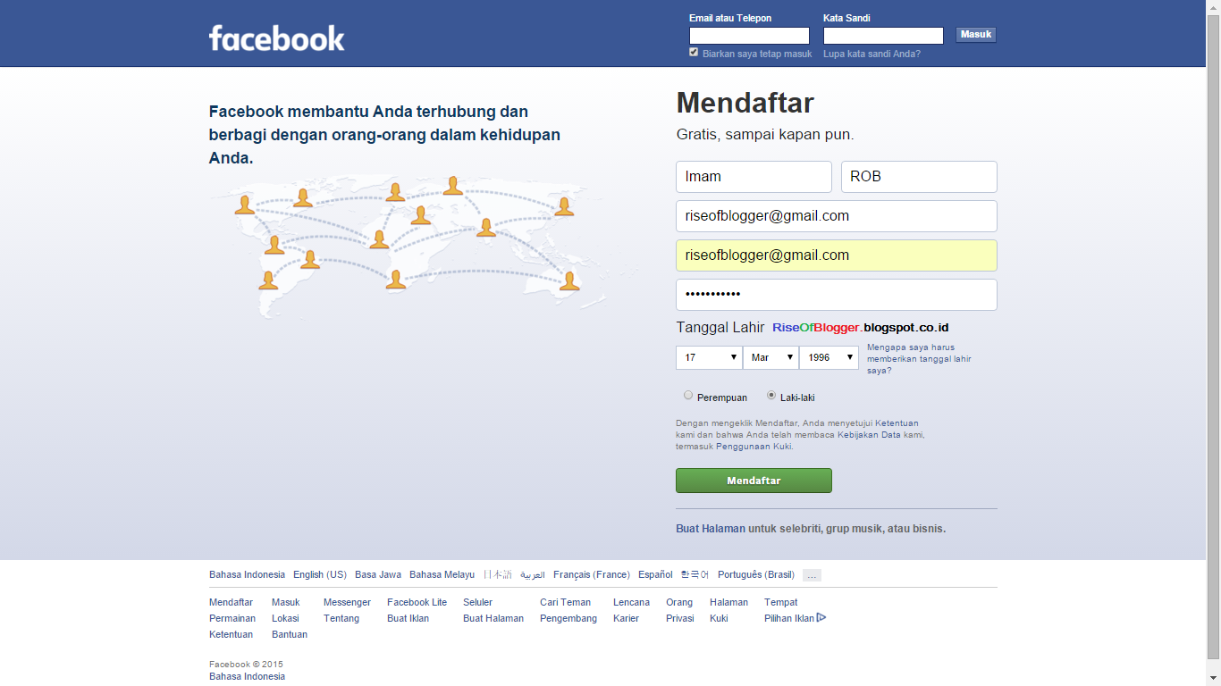 Cara Membuat FB Tampilan Paling Terbaru 2015 - TiTik (Tips dan Trik