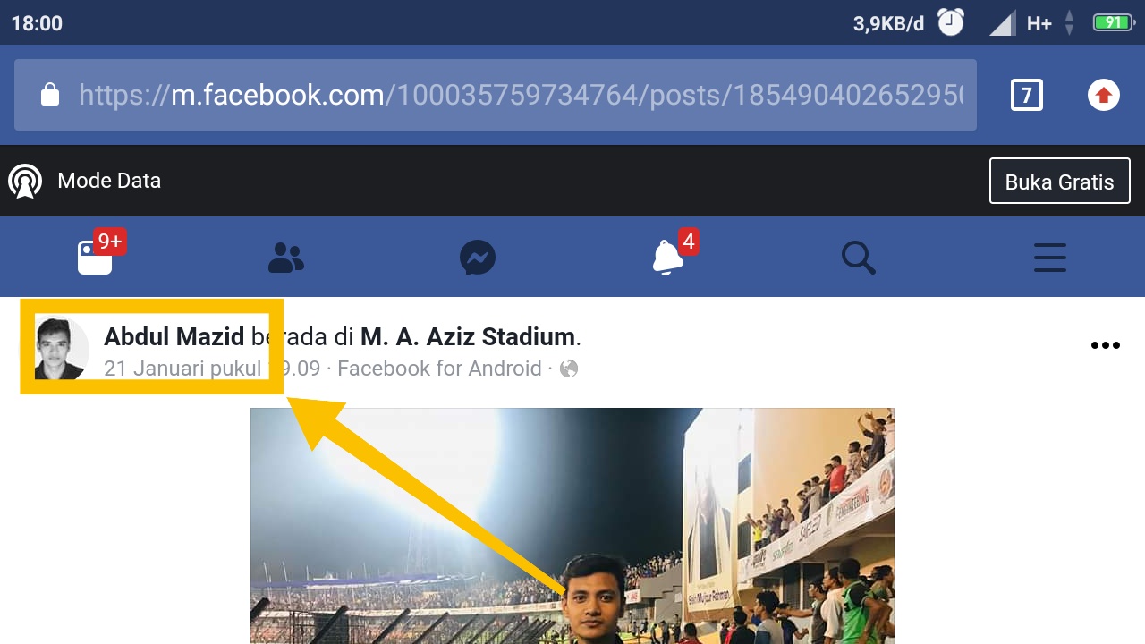 Cara mengetahui email Facebook yang lupa