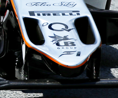 Il muso della FORCE INDIA VJM09 2016