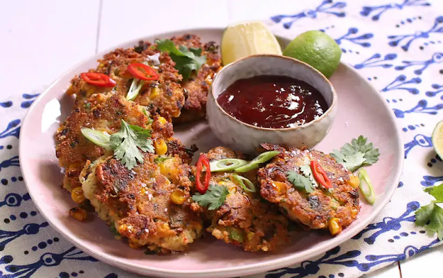How To Make Crab, Corn And Coconut Fritters