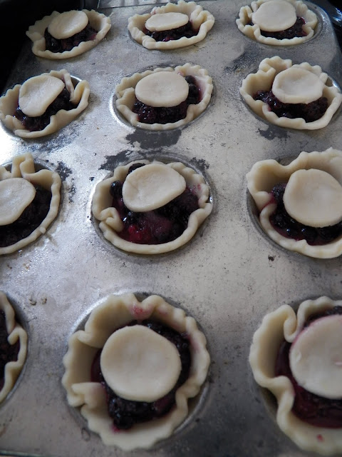 Bubbly Pies with Summer Berries