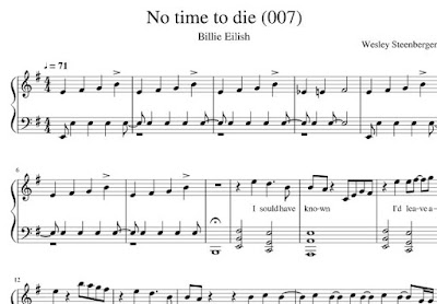 NO TIME TO DIE Piano Bladmuziek