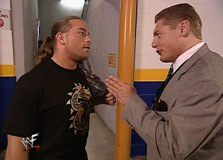 WWE / WWF No Mercy 2001 - William Regal confronts Rob Van Dam