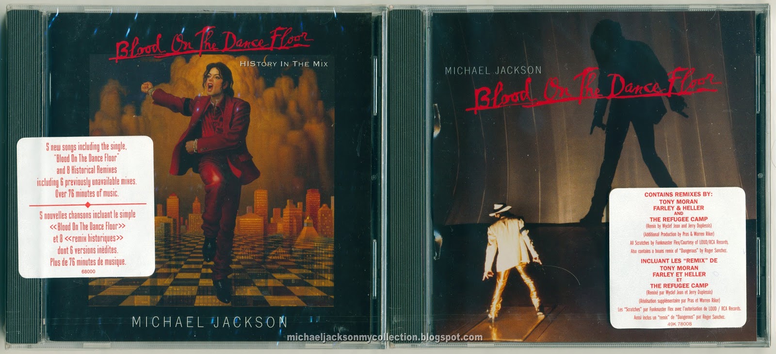 Michael Jackson Collection For Sale Blood On The Dance Floor Cd