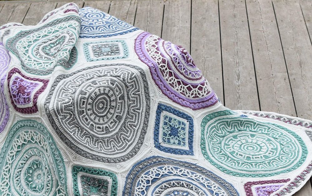 Labyrinth Blanket makealong LillaBjörn's Crochet World