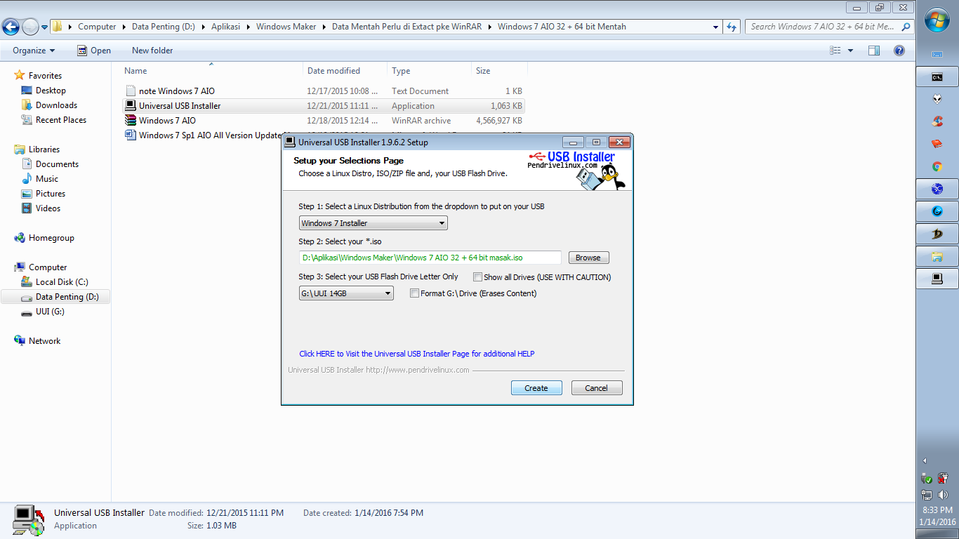 Download universal usb installer full versi terbaru gratis