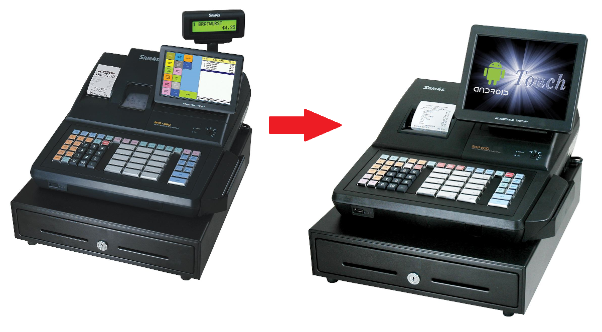 Samsung and SAM4s Cash Registers 2021