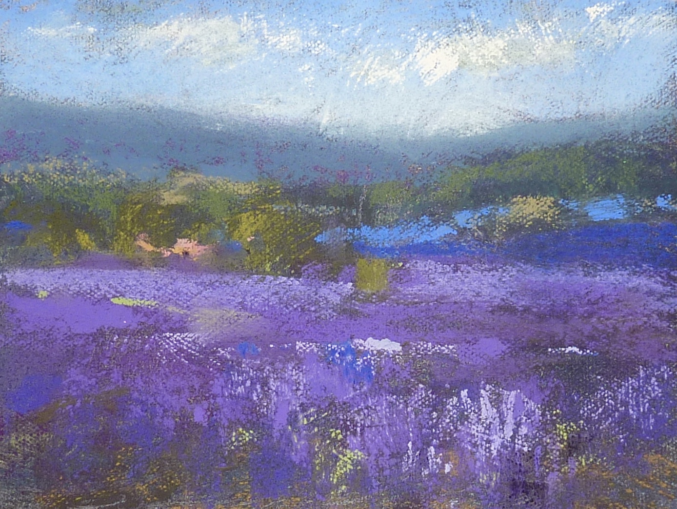 Painting My World Yes You Can Use Canvas Boards for Pastel!