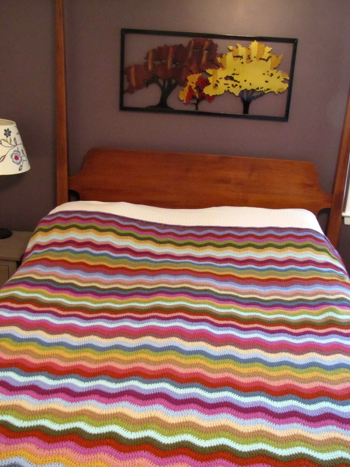 La Cubanita Cose Crochet Attic24 Cottage Ripple Blanket
