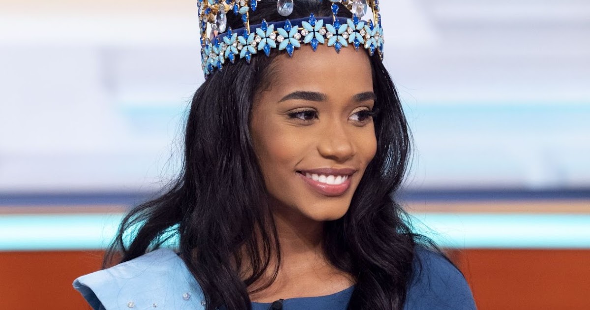 Miss World 2019 Toni-Ann Singh arrives on Good Morning Britain