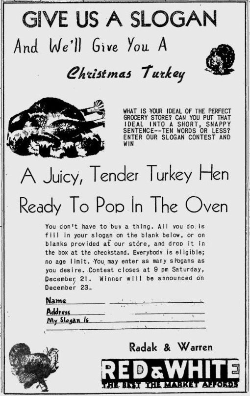 Cousin Sam Coulee City News, Friday, December 13, 1946, part 1