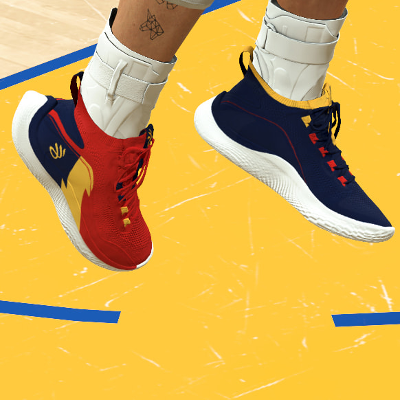 NBA 2K21 Curry 8 'We Believe' Flow Shoes By Froilan Javier