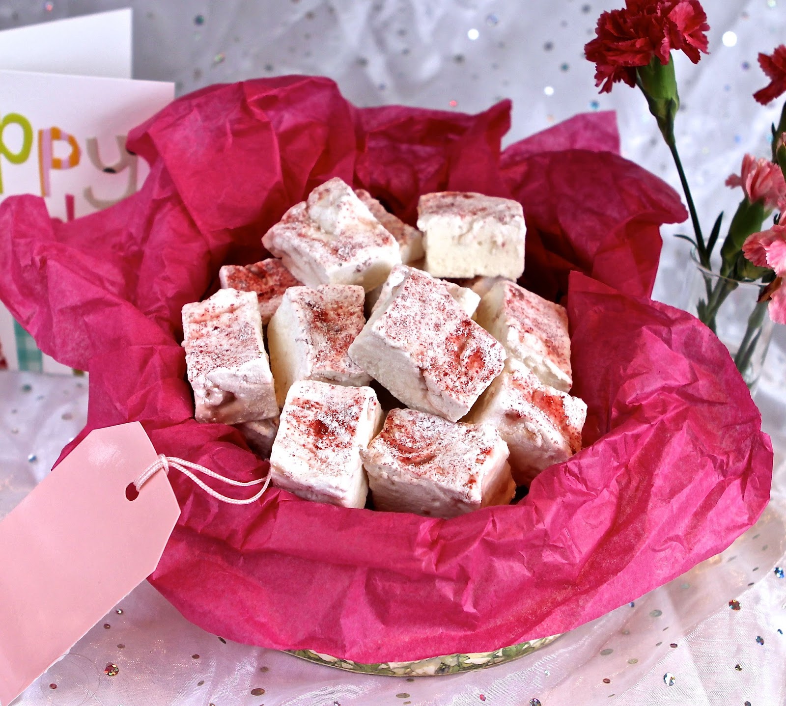 Gluten Free Alchemist Vanilla Marshmallow with Strawberry Swirl