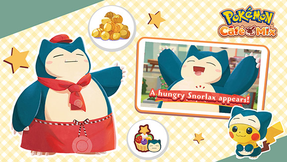 pokemon cafe mix snorlax pokemon cafe mix snorlax