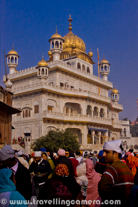 There are various other Gurudwaras inside the campus. (Nishaan Sahib)  The Harmandir Sahib which is also referred to as the Golden Temple, is a prominent Sikh gurdwara located in the city of Amritsar, Punjab, India. Construction of the gurdwara was begun by Guru Ram Das, the fourth Sikh Guru, and completed by his successor, Guru Arjan Dev.