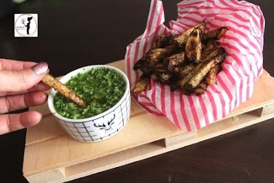 Chips-di-cavolo-rapa-in-friggitrice-ad-aria