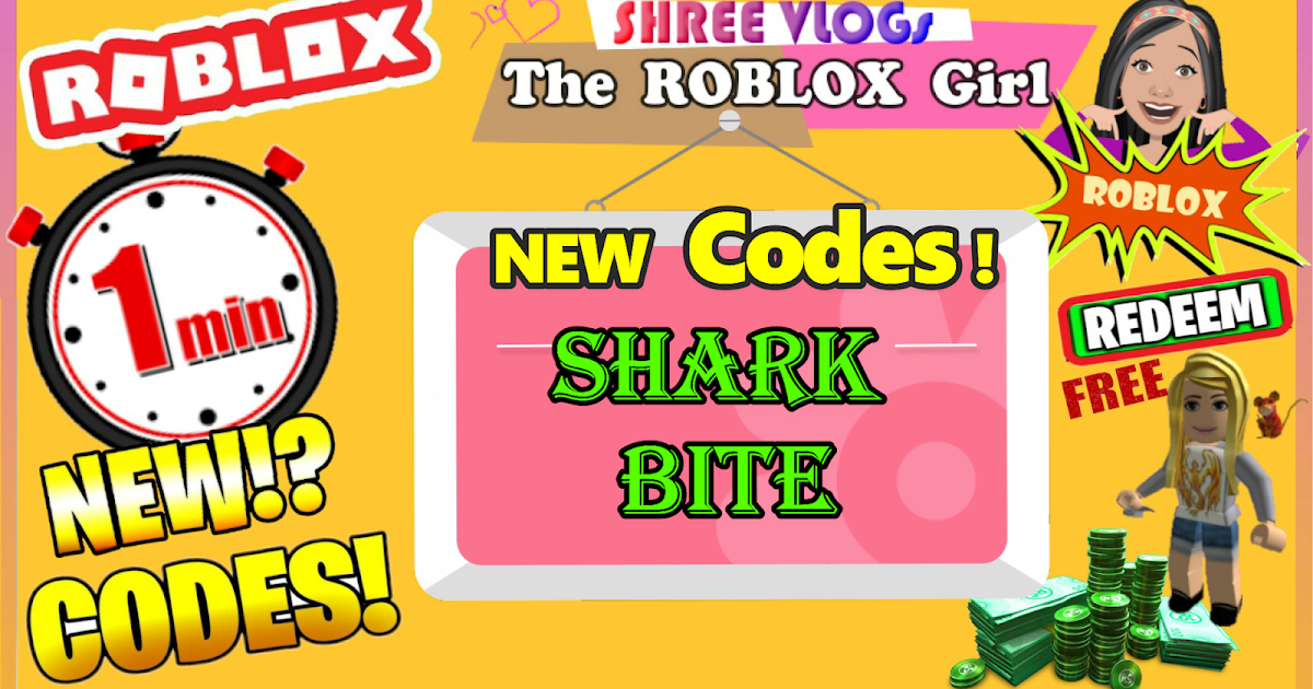 ROBLOX Shark Bite 🐬 New Codes in ⏱️60 Seconds video - All new Roblox Codes
