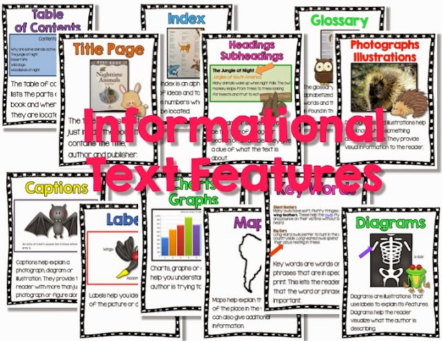 Informational text features
