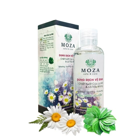 DUNG DỊCH VỆ SINH VÙNG KÍN MOZA 120ML