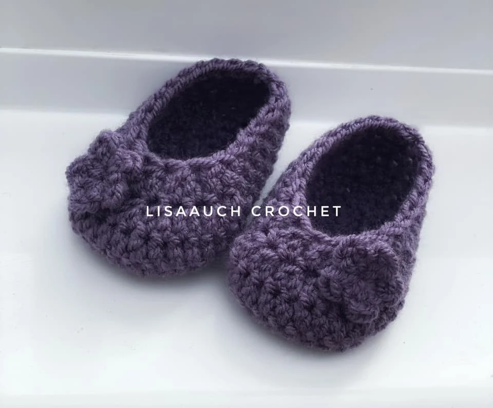 Easy crochet baby booties free crochet pattern free