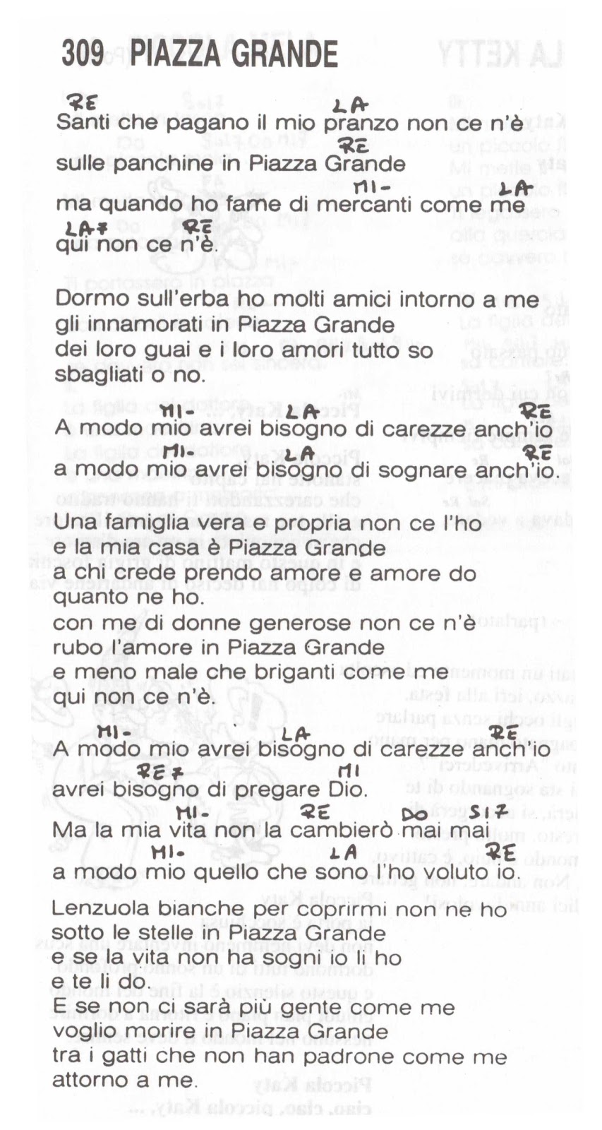 BODI SONČEK 2o PIAZZA GRANDE (Lucio Dalla)