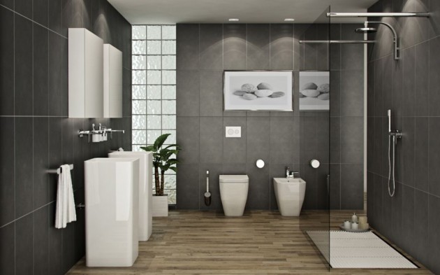Awesome Grey And Chocolate Brown Bathroom Ideas Architecture Grey And Chocolate Brown Bathroom