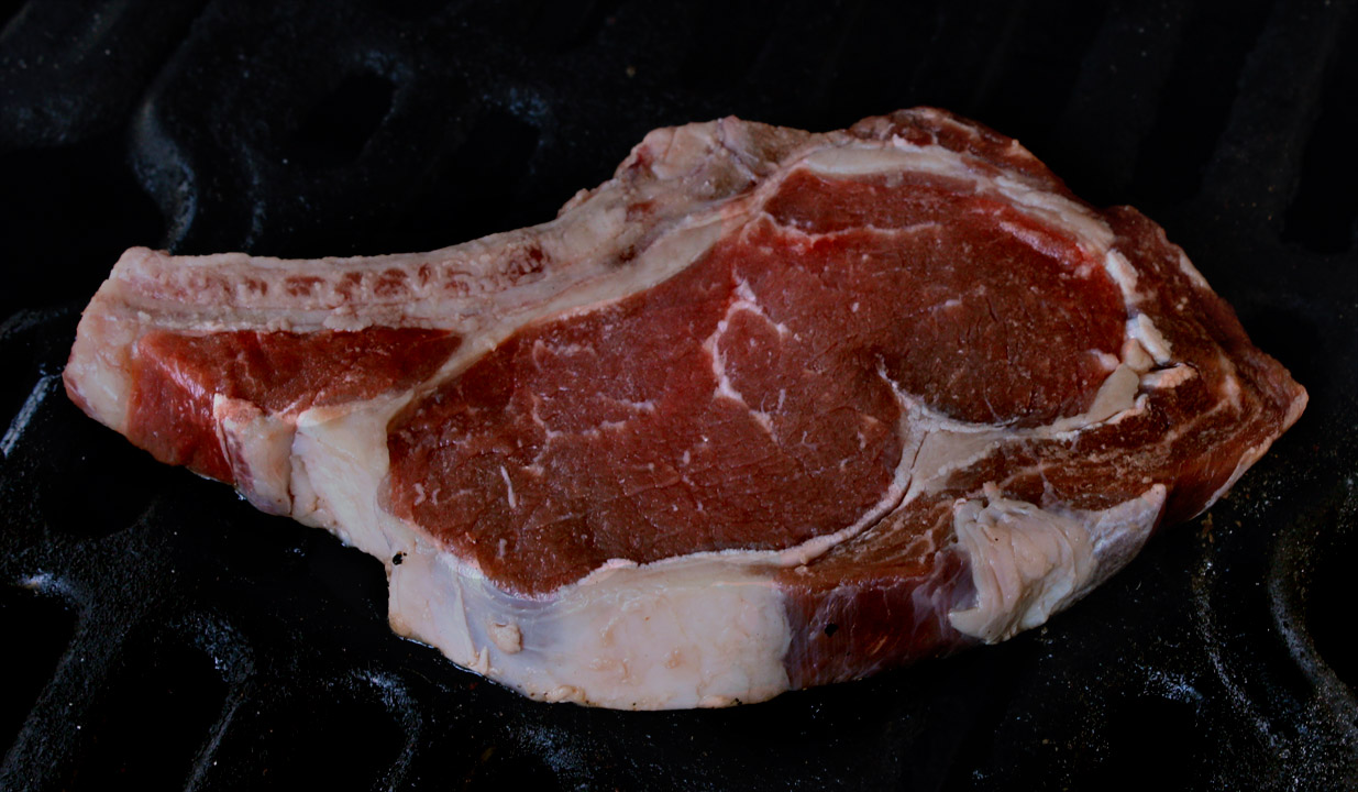 The 99 Cent Chef Broiling Ribeye Steak & Red Potatoes Video Recipe