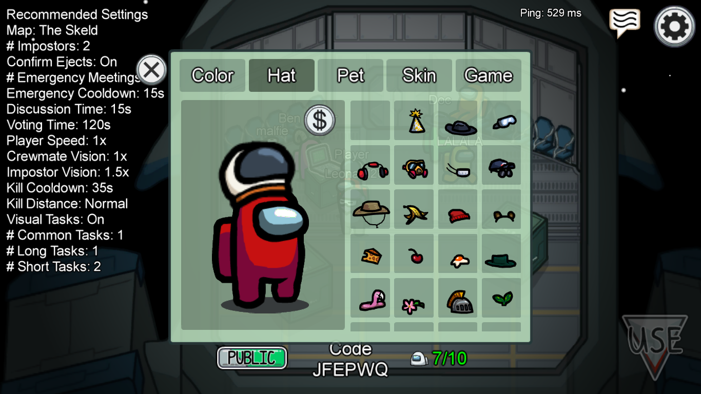 Among Us Free Download PC Latest Version 2020.9.9 (UNLOCKED ALL ITEMS!)