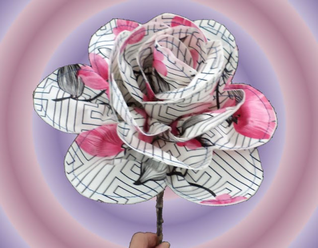 Fabric Flowers crafted by eSheep Designs