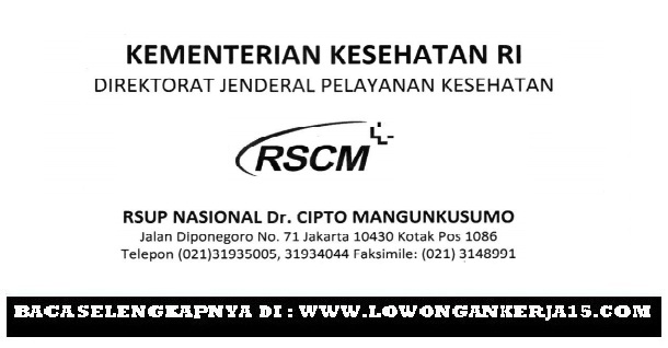 Lowongan Kerja Terbaru Rsup Dr Cipto Mangunkusumo Besar Besaran Tahun 2017 Rekrutmen Lowongan Kerja Bulan Juni 2021
