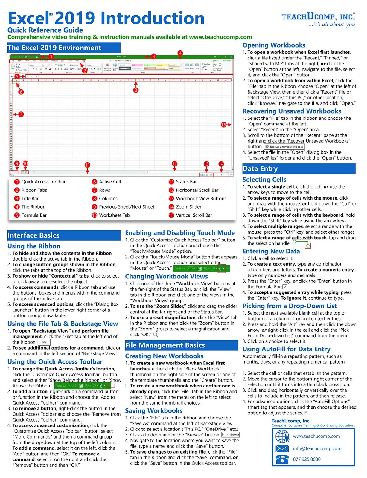 New Quick Reference Guide (Cheat Sheet of Instructions, Tips ...