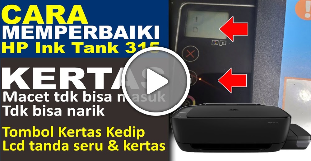 Cara reset printer hp ink tank 315