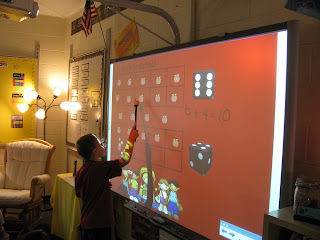 Addition and Subtraction on the Smart board
