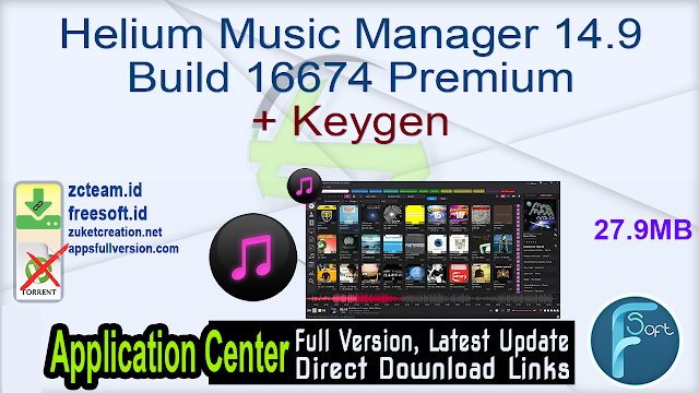 Helium Music Manager Premium 16.4.18286 instal the new version for windows Helium Music Manager Premium 16.4.18286 instal the new version for windows