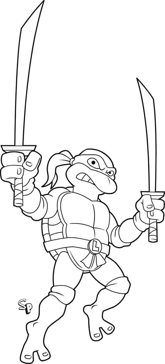 raf ninja turtles coloring pages - photo #9