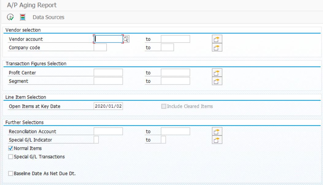 SAP FICO Corner SAP AP / AR standard Aging reports out of the box easy