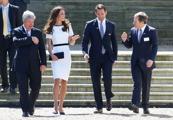 Kate Middleton visited the National Maritime Museum in Greenwich for the Ben Ainslie America's Cup Launch