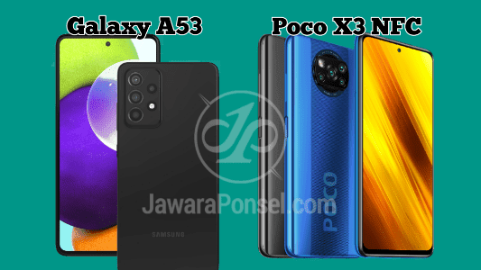 Desain Samsung Galaxy A52 vs Poco X3 NFC Desain Samsung Galaxy A52 vs Poco X3 NFC