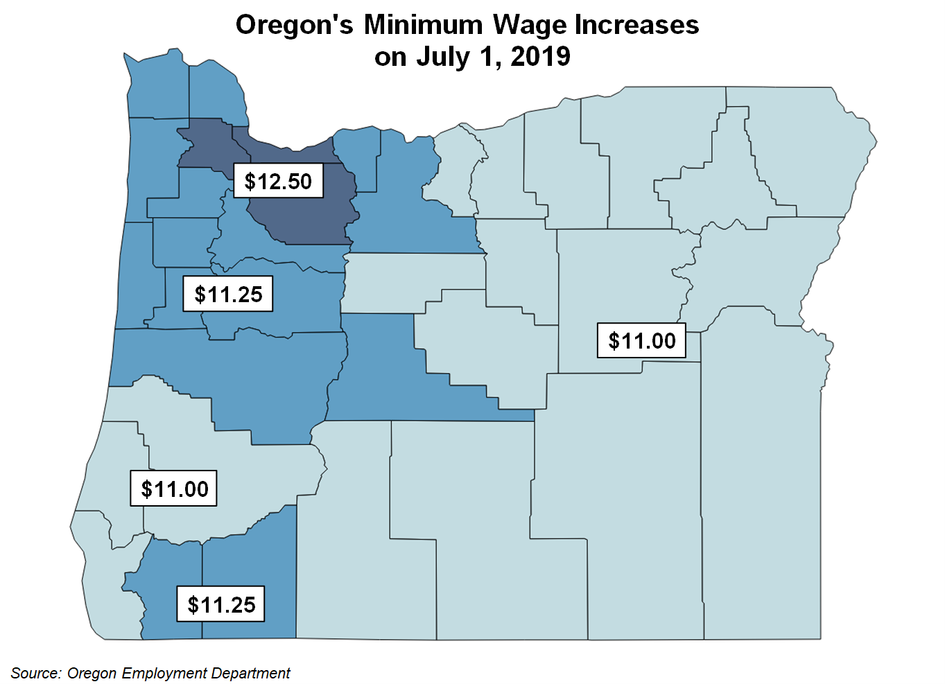 Oregon Workforce and Economic Information Oregon's Minimum Wage