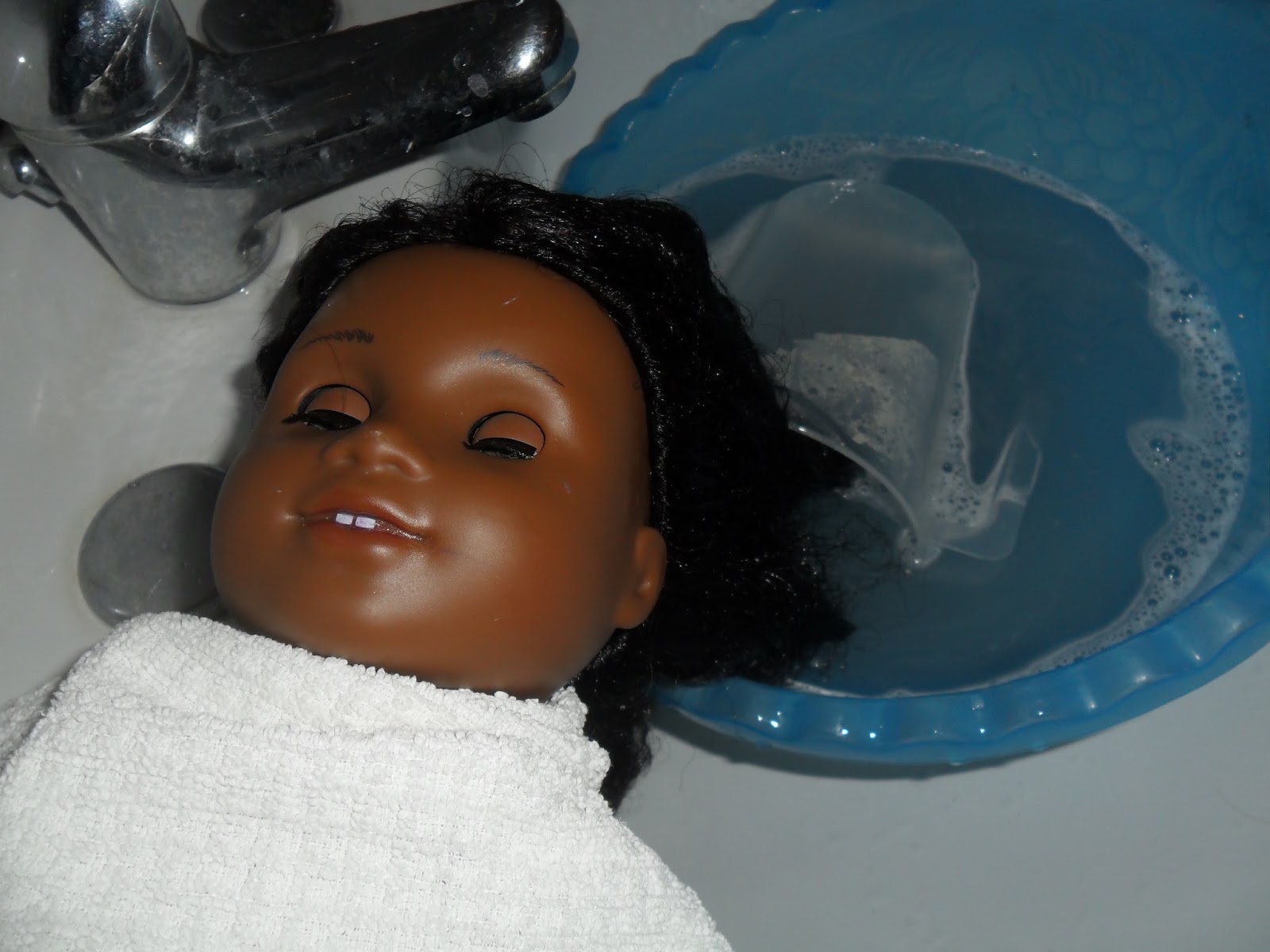 Olive Groves and Doll Knits Cécile Rey Doll makeover