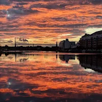 Dublin pictures: Sunrise over Grand Canal Dock