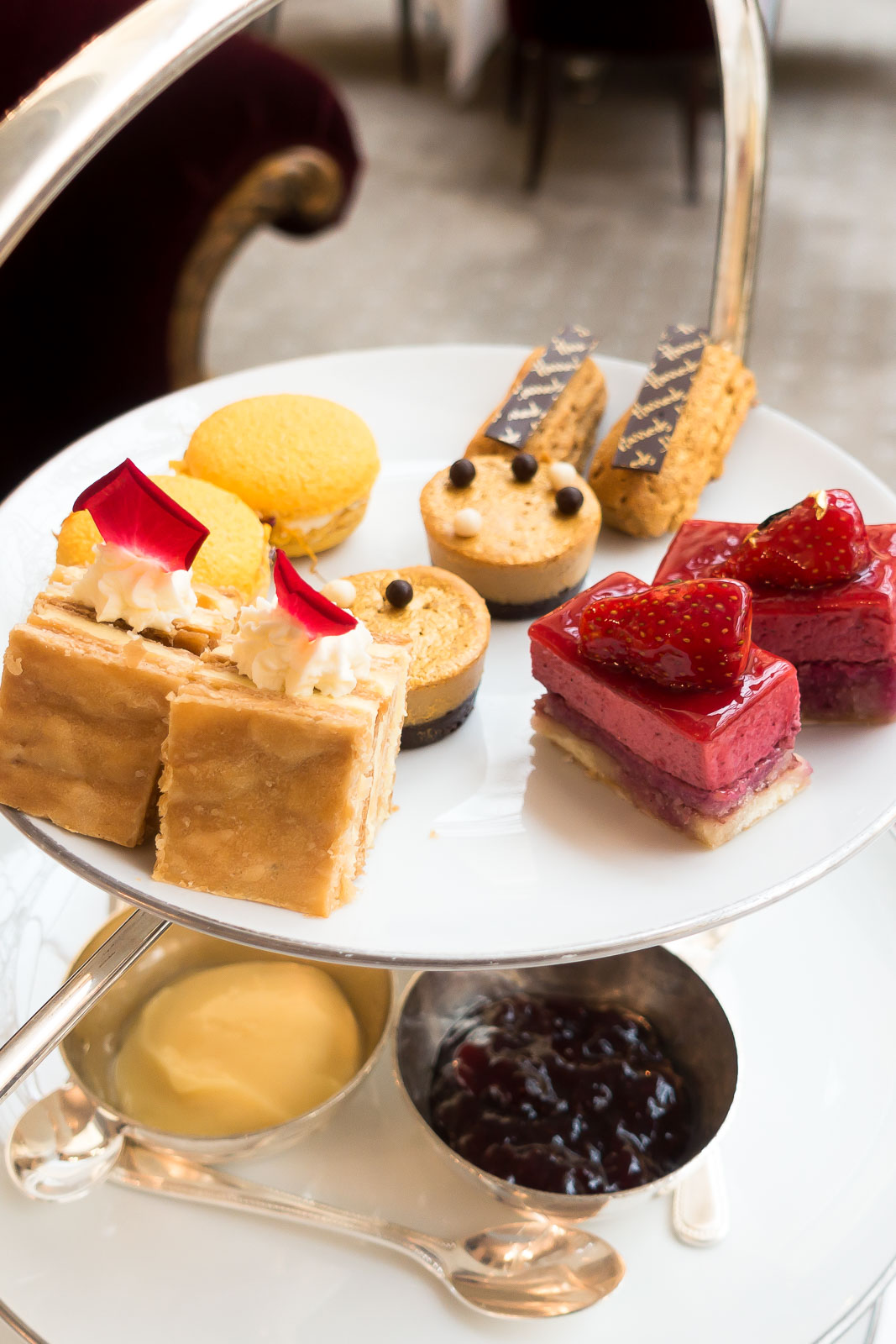 Brigitte Hayley Afternoon Tea at Harrods